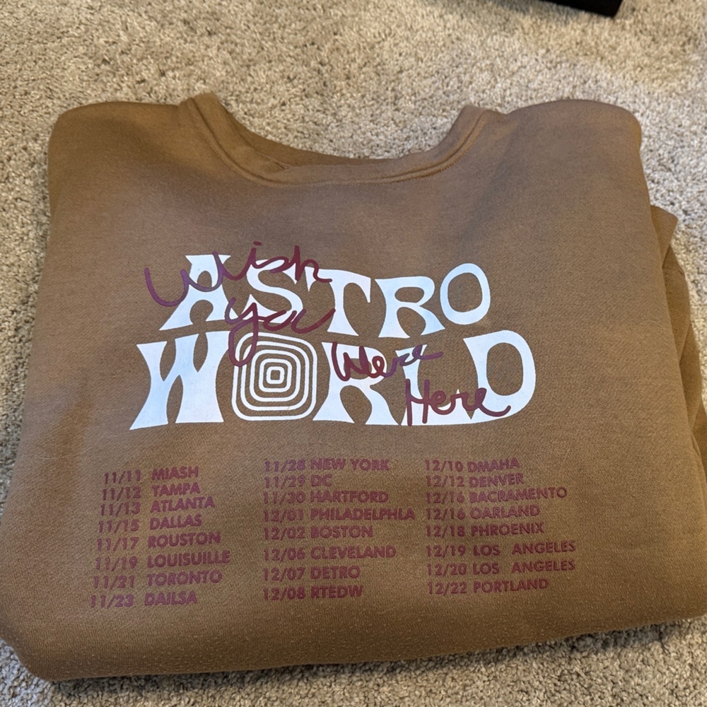 Brown Graphic Sweatshirt